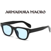 Fashion sunglasses square frame retro casual sunglasses ins style street shooting anti ultraviolet