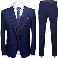 Clothing grooms suit three piece slim casual work suit suit