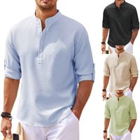 Unbeatable Quality 2025 Long Sleeved Stand Up Collar Open Button Pineiphone Plaid Casual Shirt Top