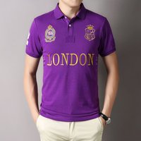 Man's clothing polo shirt men short sleeve casual sports cotton plus size fashion brand
