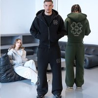 Casual Printed Zip up Sweatshirt High Street Hip Hop Rap Style American Street Fashion Jacket