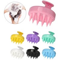 Silicone Head Scalp Massage Comb Shampoo Brush Hair Washing Comb Body Massage Brush Bath Shower Brush Salon Hairdressing Tool