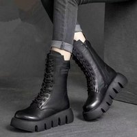 2024 New Martin For Foreign Trade, Thickened And Lined, Mid-Calf Thick Sole Snow Boots, Women's Single Boots