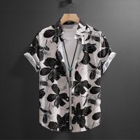 Clothing Irregular Print Short Sleeved Shirt