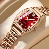 Ladies Watch Stainless Steel Belt Simple Square Business Fashion Watch