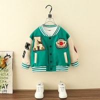 line Labeled Baseball Jersey 2024 Spring Autumn Korean Edition Fashion Brand Coat