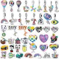 Animal Color Love Big Hole Bead Bracelet Accessories DIY Jewelry Findings & Components