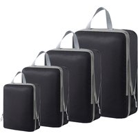 Travel Compression Set Waterproof Suitcase Clothes Packing Travel Compression Storage Bag Four Piece Set