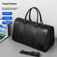 Men's Large Capacity Travel Duffle Bag - Business Commuter Gym Bag With Carry Handle Stylish Weekender Overnight Bag For Short Trips