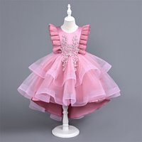Girls Princess Dress 2024 New High-end Children's Year Old Dress Autumn Children's Dress children gown