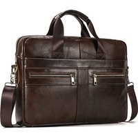 Briefcase Bag Men’s Genuine Leather Briefcase Male Man Laptop Bag Natural Leather For Men Messenger Bags Men’s
