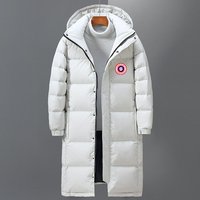Men's Long Winter Coat – Knee-Length Windproof Parka With Hood For Outdoor & Streetwear