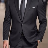  Slim Fit Wedding Suit Set – Two Button Notch Lapel Blazer & Dress Pants 