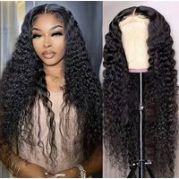 13x4 Jerry Curly Wig Lace Front Wig Deep Kinky Curly Human Hair Wigs Brazilian 4x4 5x5 HD Transparent Lace Frontal Closure Wigs