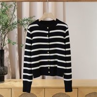 Brand New Autumn And Winter Knitted Sweater Jacket, Soft And Cozy Knitting, Unlocking The Relaxed Style For Autumn And Winter