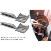Combs Barber Fade men's hair gradient oil head caliper long handle push shear comb