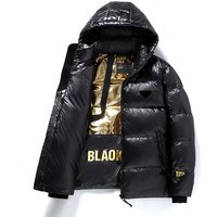 Triangle Puffer Jacket Short Winter Coat 3D Geometric Design Streetwear Style