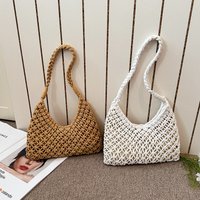 Large Capacity Straw Tote Bag Trendy Stylish Floral Design Travel Beach Vacation Handbag