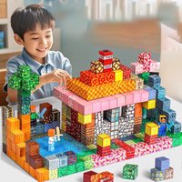 3D Magnetic Building Blocks Educational Puzzle Plastic Magnet Cube Toys