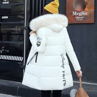 Women's Clothing Winter Cotton Coat Clothing Large Size Medium And Long Loose Thickened Down Cotton Coat Women's Batch