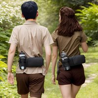 Korean Sports Outdoor Kettle Nylon Ultra Light Running Cycling Waist Bag Wear resistant Mobile Phone Bag