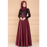 Women's Clothing Splicing Large Swing Skirt Ethnic Style Long Skirt Lace Retro Dress 1025