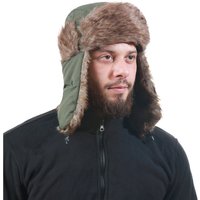 Trapper Hats Men’s and women’s waterproof Lei Feng hats for winter skiing, warm and windproof masks, earmuffs, knitted woolen autumn and winter hats