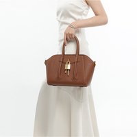 2026 Simple Large Capacity Trendy Single Shoulder Crossbody Handbag Genuine Leather Bag