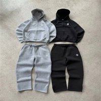 2025 Fashion Tracksuits Women/Men’s Long Sleeve Zipper Hooded Sweatshirts + Elastic Waist Sweatpants Embroidery 2 Piece Casual Sport Sets S-3XL