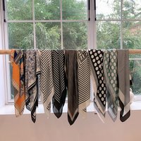 70 Silk Korean Versatile Ins Style Fashion Small Summer Decorative Square Bag Tie Thin Scarf