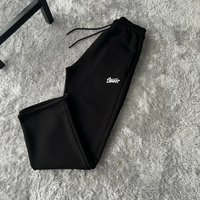 Men's Clothing Spring New Retro Loose Straight Unisex Sports Pants Letter Casual High Street Solid Color Sports Pants