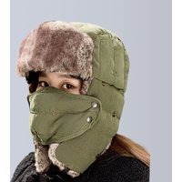 New Fleece-Lined Mask Ear Protection Lei Feng Cold-Proof Slippery Cold Outdoor Skiing Motorcycle Thickened Warm Hat