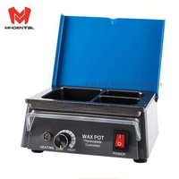 New Digital Wa Pot Carving Warmer 3 Tri-Slot Paraffin Wax Melter Heater Dipping Dental Lab Equipment