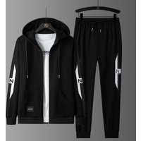 Clothing Spring Autumn Sports Suit Fashion Brand Hooded Sweater Casual Plus Suit Handsome Two piece Suit