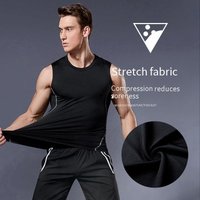 Clothing Tight Training Vest Sleeveless Sports Running Gym Basketball Elastic Quick Drying Vest