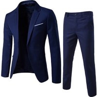 Men's Clothing Suit Suit Men's Two Piece Business Professional Formal Small Suit Slim Groomsmen Groom Wedding Dress