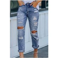 popular style ripped slim jeans