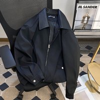 Workwear Jacket Deconstruction Patchwork Lapel Trend Loose Simple Executive Jacket