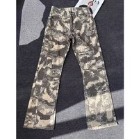  Camo Flare Jeans – American Streetwear Style Autumn Trend Pants Casual & Workwear