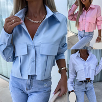 Clothingnew spring autumn fashion loose long sleeved button shirt shirt