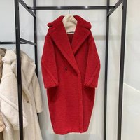 Longline Faux Fur Coat – Notched Lapel Teddy Bear Jacket 