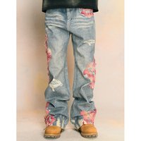 Mans ClothingMens European American Trendy Ins Net Jeans