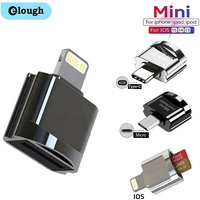 Mini Micro Elough Type C Sd Tf Card Reader Otg Adapter for Ios 13 Above System Otg Memory Card Reader for iPho