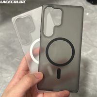 Slim Matte Clear Magnetic Case Samsung S25 S24 S23 S22 S21 S20 FE Plus Ultra A56 A36 A26 A16 A06 A55 A35 A25 A15
