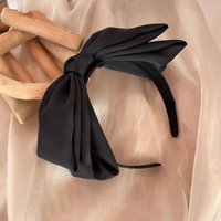 Sweet Oversize Bowknot Hairband Hair Hoop Imitation Silk Fabric Hair Bows