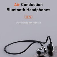 HI72 Non In Ear Open Dual Ear Bluetooth Earphones With Hanging Ears And Air Conduction, Ultra Lightweight For Sports And Running