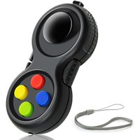 Fidget Toy Rubberized Classical Controller Fidget Concentration Toy 8 Fidget Functions Lanyard Excellent Relieving Stress Anxiety