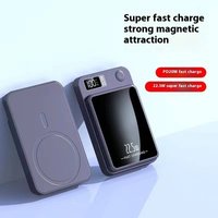 Magnetic Wireless Power Bank 10000mAh Ultra Thin Portable Charger Super Fast Charging IPhone 12 13 14 15
