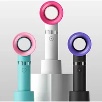 USB Rechargeable Bladeless Fan - 3 Speeds, Handheld/Desk Use For Travel/Camping EU