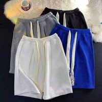 "Men's & Women's Waffle Knit Shorts - Summer Casual Lounge Shorts With Breathable Fabric, Loose Comfortable Elastic Waistband For Home Sizes M-5XL"